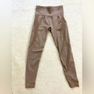 Brown Compression Leggings Size S